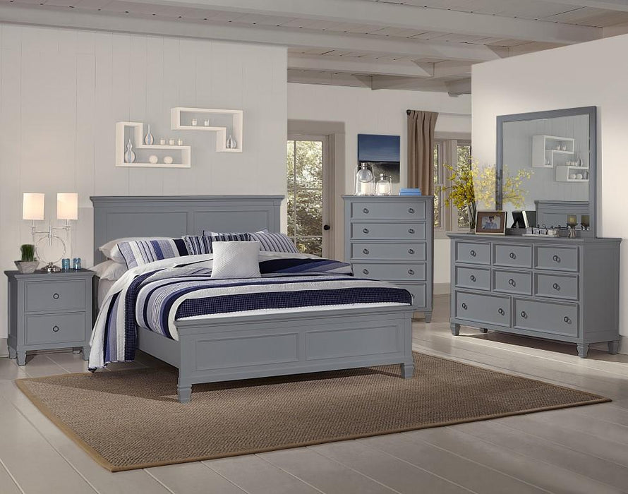 New Classic Furniture Tamarack Twin Bed in Gray