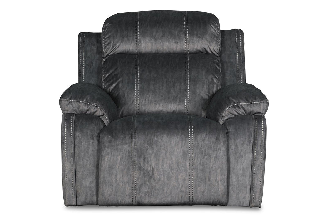 New Classic Furniture Tango Glider Recliner with Power Footrest in Shadow