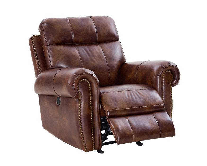 New Classic Roycroft Power Glider Recliner in Pecan