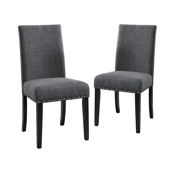 CRISPIN GRANITE GRAY DINING CHAIR- (2/Ctn)