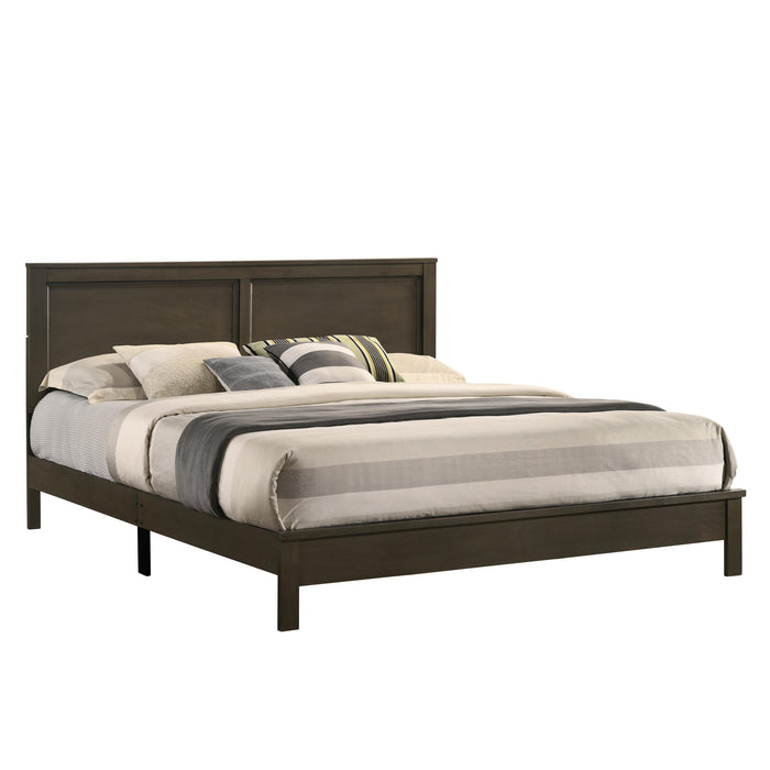 ARIES 6/6 EK PANEL BED-HB/FB/RAILS-GRAY