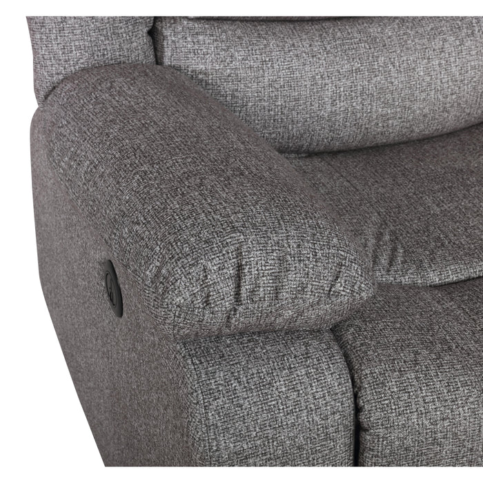 GRANADA CONSOLE LOVESEAT W/PWR FR-GRAY