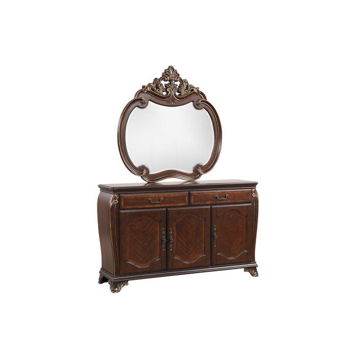 MONTECITO BUFFET MIRROR-CHERRY