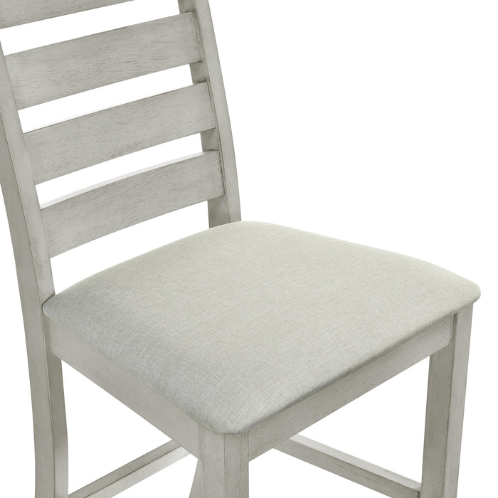 PASCAL LADDERBACK COUNTER CHAIR (2 Per Carton)-DRIFTWOOD