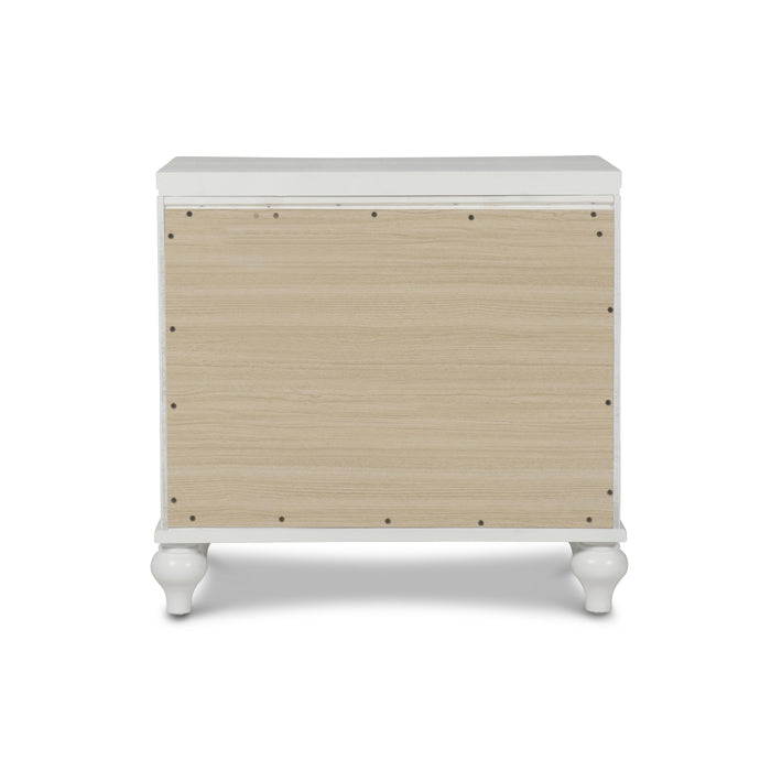 VALENTINO NIGHTSTAND-WHITE