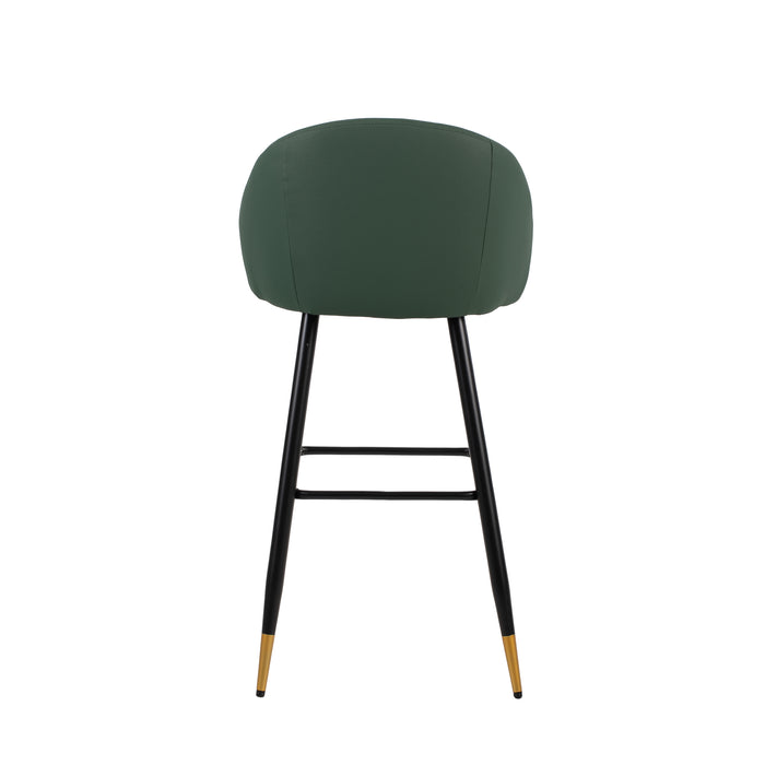 Oliver Green Vegan Leather Bar Chair (2 Per Carton)