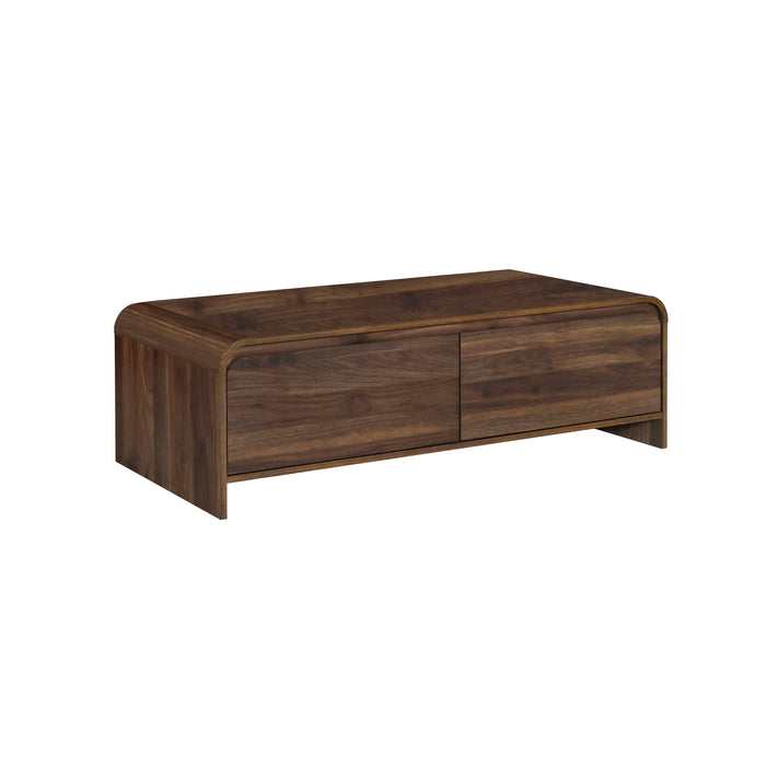 Mara Cocktail Table-Walnut