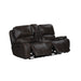 Brookings Console Loveseat W/ Dual Recliners-Charcoal