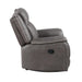 Enzo Glider Recliner- Gray