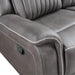 Enzo Glider Recliner- Gray