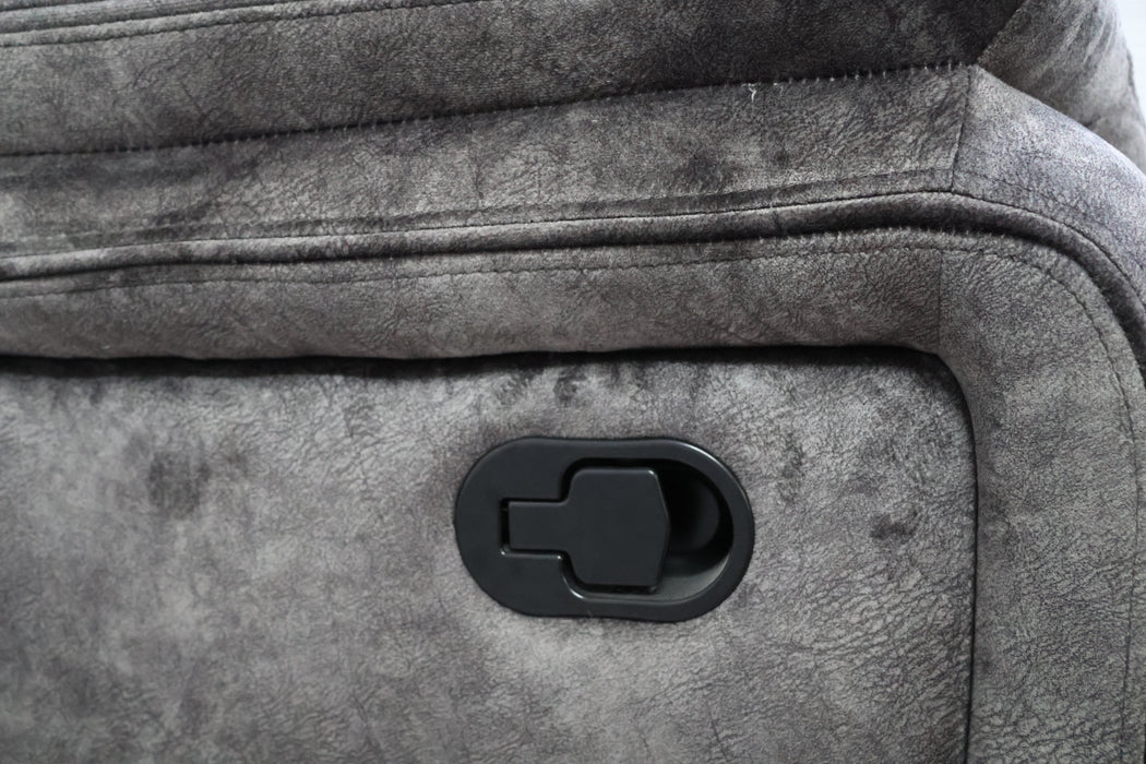 Park City Sofa W/Dual Recliner-Slate