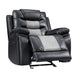Nikko Glider Recliner-Black/Gray