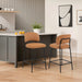 Blythe Orange Vegan Leather Counter Chair (2 Per Carton)