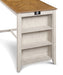 Amy 5 Pc 60" Counter Storage Table+Chairs- Bisque/Brown