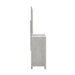 Fiona Landscape Mirror-Mist Gray