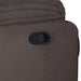 Willow Glider Recliner-Brown