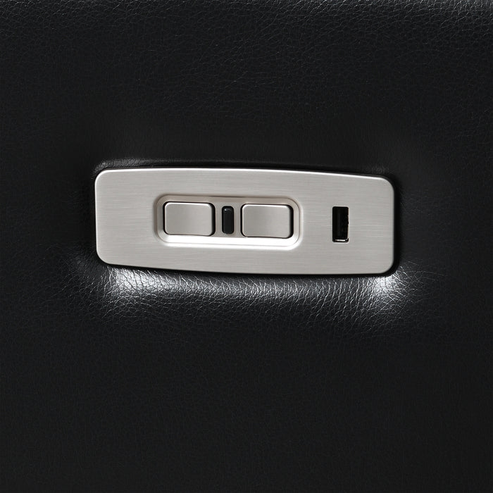Orion Ii Sofa W/ Pwr Fr & Hr-Black