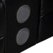 Orion Ii Raf Console Loveseat W/ Pwr Fr & Hr-Black