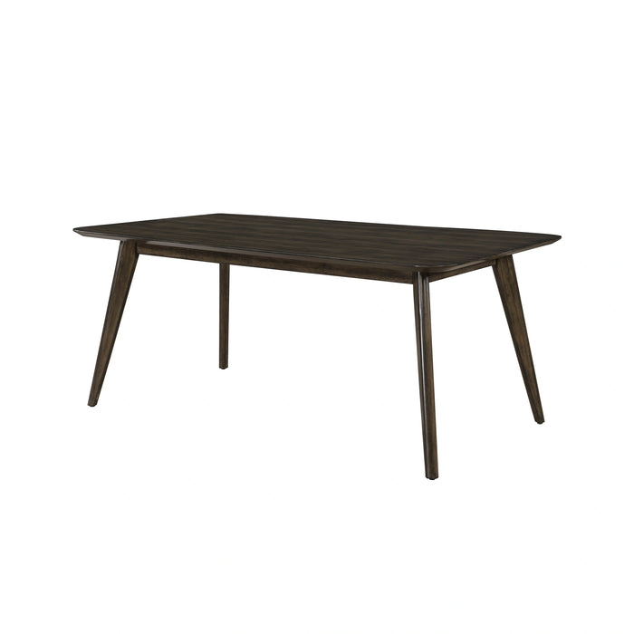 Rex 72" Fixed Top Rectangle Dining Table-Walnut