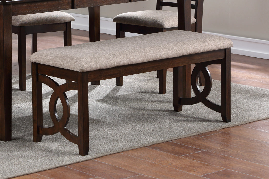 Gia 46" Bench-Cherry