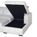 Bliss Raf Storage Chaise-Mist Gray